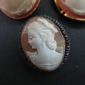 【B34】 カメオ CAMEO カメオ系 ブローチ ペンダントトップ など ヴィンテージ ビンテージ アクセサリー 大量 まとめ売り まとめ TIAの画像6