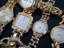【k7】★60サイズ ゴールドカラー 時計 腕時計 動作未確認 アクセサリー 大量 まとめ売り まとめ TIA_画像4