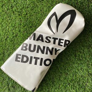 新品 パーリーゲイツ MASTER BUNNY EDITION マスターバニー ゴルフ ヘッドカバー ドライバー 1W　エナメル　白　ホワイト　即決 送料300円