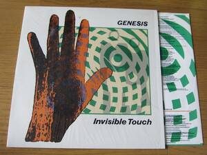 □GENESIS INVISIBLE TOUCH 米盤シュリンクエンボスカバー美品！A面RLカット DMM MASTERDISK刻印