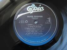 □ ALICE COOPER TRASH レアアナログ米盤オリジナルシュリンク＆ステッカー美盤！両面STERLING刻印　BON JOVI AEROSMITH WINGER_画像5