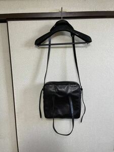 【即決】【良品】 LAD MUSICIAN ラッドミュージシャン LEATHER SHOULDER BAG レザーショルダーバッグ 鞄 かばん BLACK ブラック