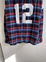 【良品】【レターパックプラス対応】 FCRB f.c real bristol エフシーレアルブリストル ソフ NUMBERING CHECK SHIRTS チェックシャツ L_画像8