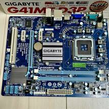 動作確認済 最新BIOS更新済 GIGABYTE GA-G41MT-D3P マザーボード_画像3