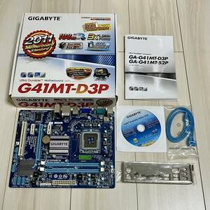 動作確認済 最新BIOS更新済 GIGABYTE GA-G41MT-D3P マザーボード