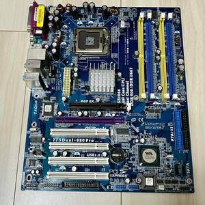 ASRock 775Dual-880Proマザーボード 起動確認済 LGA775 Pentium Celeron