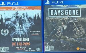 PS4 ダイイングライト ザ・フォロイング エンハンスト・エディション ＋ PS4 DAYS GONE デイズゴーン