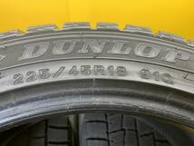 No2854 F1 バリ溝！！ダンロップ WINTER MAXX WM01　225/45R18　91Q 4本セット_画像8