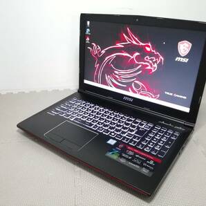 美品♪高速 SSD512GB新品 ゲーミング MSI i7-7700HQ GTX1050Ti win11Home 8G office2019♪15.6インチFULL HD/Bluetooth ※訳ありの画像1