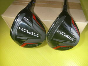 【2本セット】TaylorMade STEALTH 3W 15° & 5W 18° フェアウェイウッド　TENSEI RD TM50　フレックスS