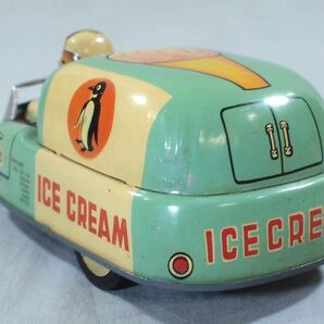 ■当時物 増田屋 マスダヤ ICE CREAM CAR アイスクリームカー トラック 車 マジックアクション ブリキ 玩具 箱付き 昭和レトロ ビンテージの画像6