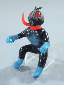 ■当時物 ポピー 仮面ライダー ソフビ 人形 のみ サイクロン号 バイク 昭和レトロ ビンテージ■