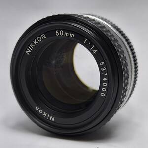 ★並品★ニコン NIKON Ai-s 50mm F1.4 人気の単焦点レンズ #0817