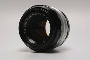 ★外観並★光学並★動作良★ニコン NIKON NIKKOR-S・C AUTO 50mm F1.4 #0844