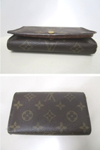 4430RNZ◎LOUIS VUITTON ルイヴィトン モノグラム ポルトモネビエ トレゾール 二つ折り 財布 RA0013◎中古_画像8