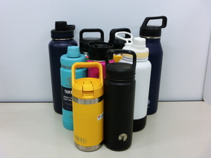 4392PNZ◎ThermoFlask/YETI/TAKEYA 他 水筒 ステンレスボトル 9点セット(約350ml～1200ml)◎中古