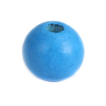カラーウッドビーズ　500個入（ブルー系色）木製ビーズ 天然素材ナチュラルビーズ10mm_画像1