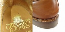 CROCKETT&JONES×Paul Smith/クロケット&ジョーンズ×ポールスミス ローファー/シューズ 9334/6.5E /080_画像8