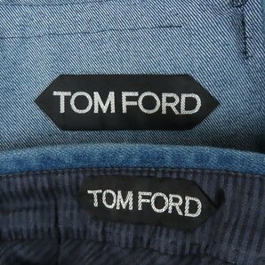 ☆TOM FORD/トムフォード 20-21AW DENIM ATTICUS JACKET ウォッシュ加工 デニム スーツ/セットアップ 874R11/6-50C/7-46R /080の画像3