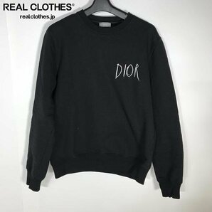 ☆Dior×Raymond Pettibon/ディオール・オム xレイモンド・ペティボン 19AW 刺繍スウェット 943J612E0531/S /060の画像1