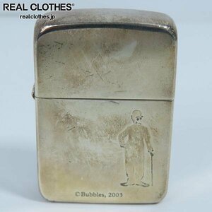 ZIPPO/ジッポー Charls Chaplin/チャールズチャップリン Bubbies 2003 PAT2032695/1941レプリカ/2002年製 /LPL