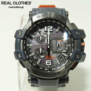 【ジャンク】G-SHOCK/G-ショック SKY COCKPIT/スカイコックピット GPS電波ソーラー GPW-1000-2AJF /000