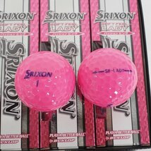 【未使用】DUNLOP/ダンロップ SRIXON/スリクソン SOFT FEEL LADY ゴルフボール パッションピンク 2ダース /000_画像2