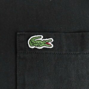 ☆LACOSTE/ラコステ クルーネックスTシャツ ブラック/L /LPLの画像7