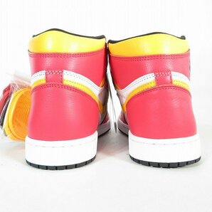 【未使用】NIKE/ナイキ AIR JORDAN 1 LIGHT FUSION RED/エアジョーダン1 ライトフュージョンレッド 555088-603/28 /080の画像2