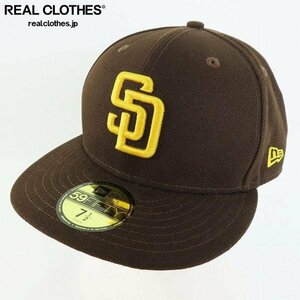 NEW ERA/ニューエラ 59FIFTY MLB オンフィールド サンディエゴ・パドレス キャップ 7-1/2 /000