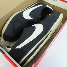 【観賞用】NIKE/ナイキ CLASSIC CORTEZ NYLON/クラシック コルテッツ ナイロン スニーカー 807472-011/27 /080_画像9