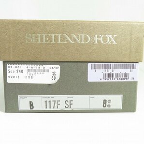 SHETLAND FOX/シェットランド フォックス ハンプトンⅡ Uチップ ダークブラウン 117FSF 8 /080の画像9