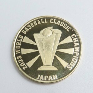 WBC 2023 日本優勝記念 5,000個限定 ゴールド コイン/メダル 侍ジャパン /000の画像2