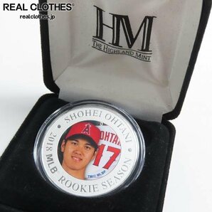 The Highland Mint 社製 大谷翔平 ロサンゼルス エンゼルス 2018 ROOKIE SEASON 記念 シルバーメダル 5000個限定 /000の画像1