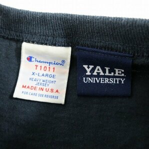 ☆Champion/チャンピオン YALE UNIVERSITY プリント 半袖Tシャツ C5-P301 XL /LPLの画像3