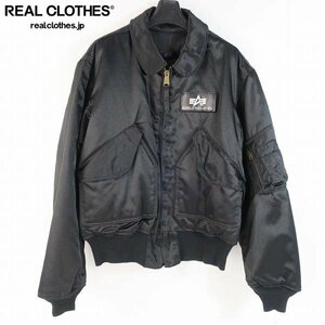 ☆ALPHA INDUSTRIES/アルファインダストリーズ フライトジャケット 2600 ブラック/L /080