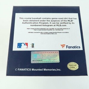 fanatics/ファナティクス 大谷翔平 クリスタルボール MLB投手デビュー記念 オークランド球場の土 封入 /000の画像8