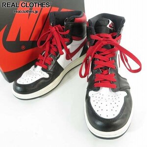 NIKE/ナイキ AIR JORDAN 1/エアジョーダン RETRO HIGH OG シューズ/スニーカー 555088-061/27 /080