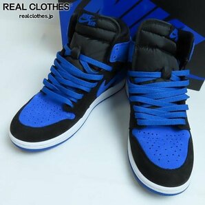 NIKE/ナイキ AIR JORDAN 1 RETRO HIGH OG ROYAL REIMAGINED/ロイヤルリイマジンド DZ5485-042/27 /080の画像1