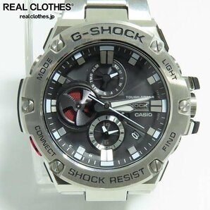 G-SHOCK/Gショック G-STEEL/Gスチール Bluetooth搭載 タフネスクロノグラフ タフソーラー ウォッチ GST-B100D-1AJF /000の画像1