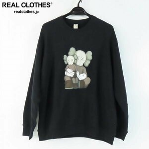 ☆UNIQLO×KAWS/ユニクロ×カウズ プルオーバー スウェット/L /060