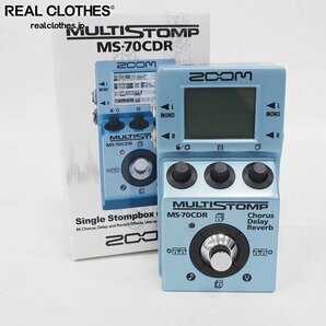 【難有り.】ZOOM/ズーム MS-70CDR MultiStomp Chorus/Delay/Reverb Pedal マルチエフェクター /000の画像1