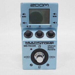 【難有り.】ZOOM/ズーム MS-70CDR MultiStomp Chorus/Delay/Reverb Pedal マルチエフェクター /000の画像2