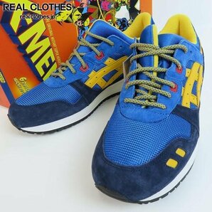 【未使用】KITH×asics×Marvel/キス×アシックス×マーベル GEL-LYTE III REMASTERED - GAMBIT 1201A961/28.5 /080の画像1