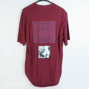 ☆JULIUS/ユリウス 18FW バーガンディー Tシャツ カットソー/1 /LPLの画像2