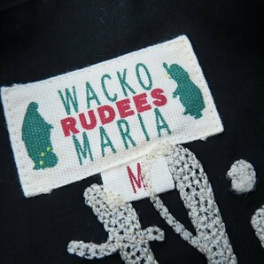 ☆WACKO MARIA/ワコマリア RUDEES 背面マリア デザイン 半袖ボタンシャツ M /LPLの画像3