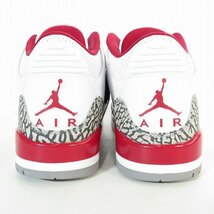 【未使用】NIKE/ナイキ AIR JORDAN 3 CARDINAL RED エアジョーダン3 カーディナルレッド CT8532-126 28 /080_画像2