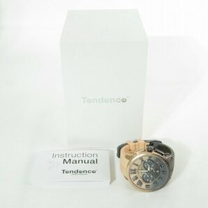 Tendence/テンデンス ディカラー ピーチ/グレー クロノグラフ腕時計 TY146102 /000の画像8