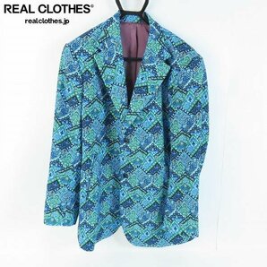 ☆Needles/ニードルズ 2B JACKET-POLY HOPSACK/BATIK PT. 総柄 2B ジャケット KP077/M /060の画像1