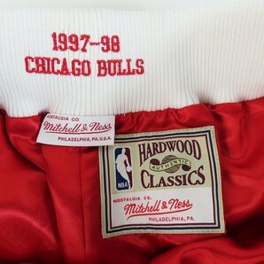 just don/ジャストドン Chicago Bulls home shorts/シカゴブルズ ホーム ショーツ/XL /060の画像4
